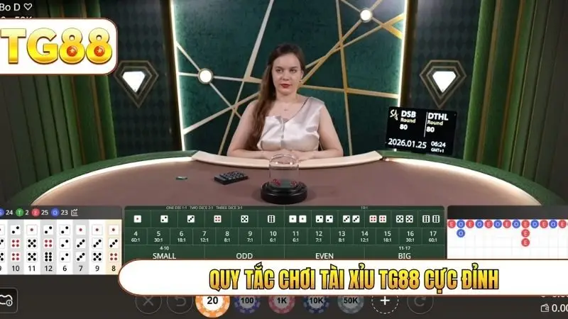Quy tắc chơi tài xỉu TG88 cực đỉnh